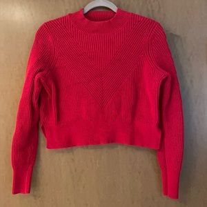 Kendall & Kylie cropped red sweater
